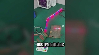 Διευθυνσιοδοτούμενα RGB LED με ενσωματωμένο προσαρμοσμένο σχέδιο IC