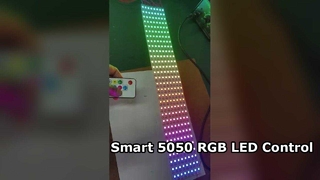 Προσαρμοσμένη λωρίδα LED 5050 RGB με ενσωματωμένη διεύθυνση IC