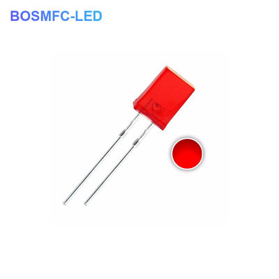 1.8V-2.4V LED Κόκκινο μέσα από τρύπα LED 2x5x7mm εσωτερικό φωτισμό LED διόδιο