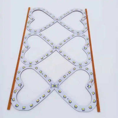 Προσαρμόστε το αστέρι PCB πολυεπίπεδο LED πλακέτα, FR4 Αλουμίνιο PCBA πλακέτα με LEDs