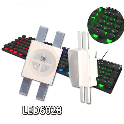 OEM ODM Υψηλή φωτεινότητα ενσωματωμένη στο IC SK628 RGB 6028 Smd Led Chip Emitting Diode για μηχανικό πληκτρολόγιο παιχνιδιών