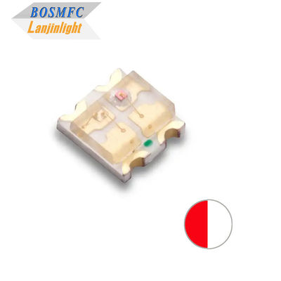 1615 Πολλαπλής χρήσης διχρωματικό SMD LED 0603 Κόκκινο &amp; Λευκό Φως Διάσπαση θερμότητας