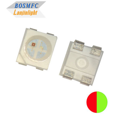 OEM 0.06W Bi Color SMD LED 3528 Κόκκινο και Πράσινο 568-572nm για δείκτη