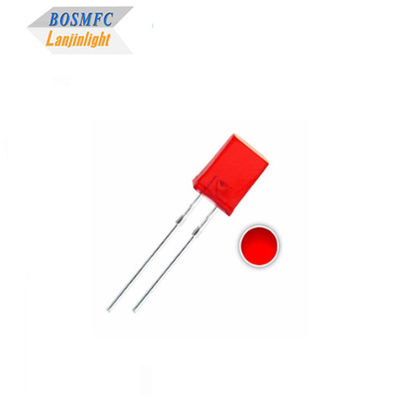 1.8V-2.4V LED Κόκκινο μέσα από τρύπα LED 2x5x7mm εσωτερικό φωτισμό LED διόδιο