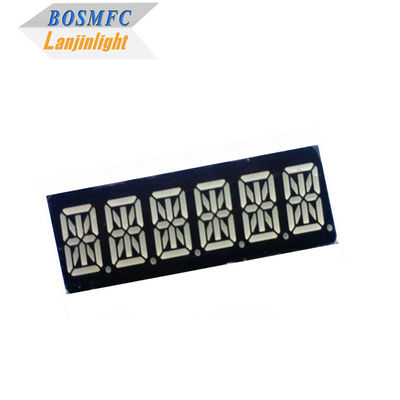 0.39&quot; 16 τμήματα LED οθόνη 6 ψηφίων Super Red χρώμα 49x15x8mm