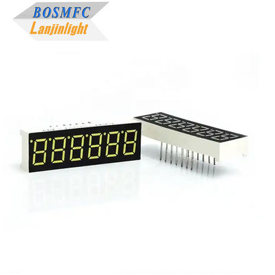 0.36 ιντσών 7 τμήματα LED οθόνη 6 ψηφίων Πολυλειτουργία 20mA