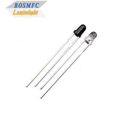 Ανθεκτικός 3mm IR LED Chip Πολυτελής Χρήση Μέσα από Τρύπα 940nm 850nm