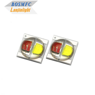 2W 3535 SMD LED Dome Lens 30 μοίρες Bi Color Κόκκινο και Λευκό 350mA LED Diode υψηλής φωτεινότητας