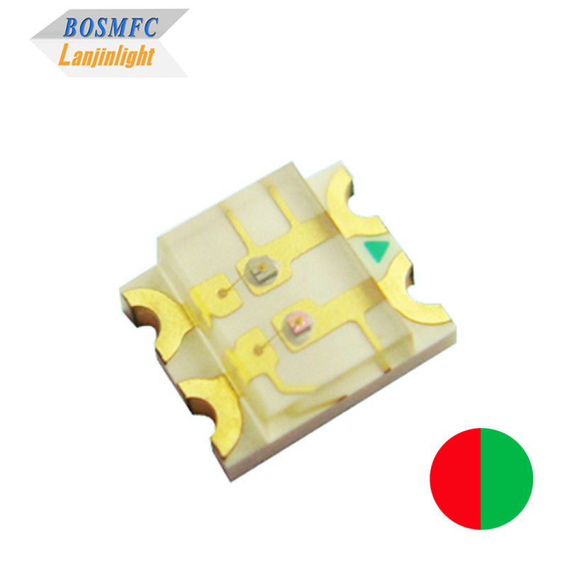 3228 Επιφανειακό τοποθέτηση Bi Color 1206 SMD LED Κόκκινο και πράσινο φως 20mA