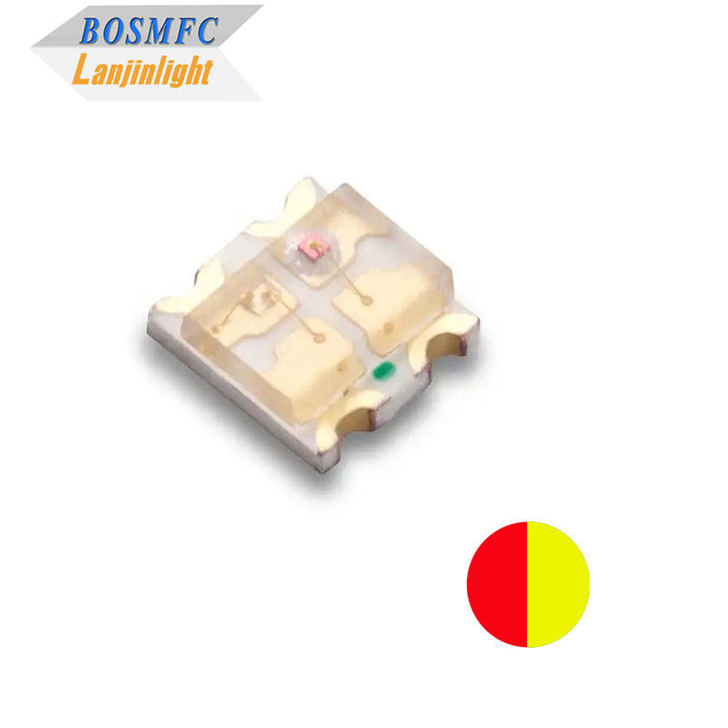 Αντικατάστατο 0603 LED SMD Διχρωματικό, Κόκκινο &amp; Κίτρινο 1615 LED Chip Υπερ φωτεινό