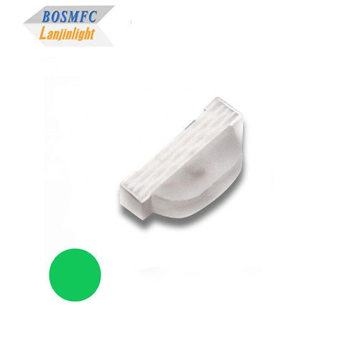 Πρακτική οπτική πλευρά 0805 SMD LED μήκος κύματος 520-535nm Πράσινο χρώμα 60mW