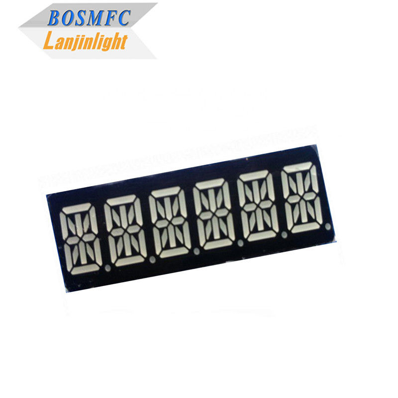 0.39&quot; 16 τμήματα LED οθόνη 6 ψηφίων Super Red χρώμα 49x15x8mm