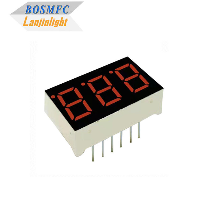 20mA 7 τμήματα LED οθόνη 3 ψηφία 0,28 ίντσες 0,56 ίντσες ανθεκτική