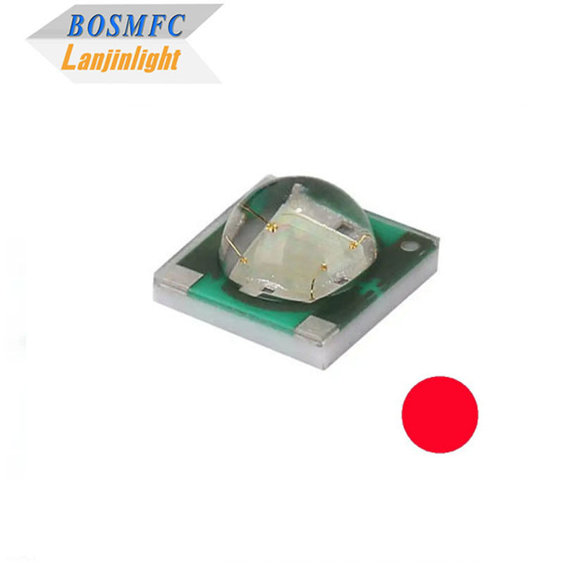 1W 3W Κόκκινη υψηλής ισχύος LED Chip Diode 350mA 700mA 1000mA 3535 SMD 625nm 630nm