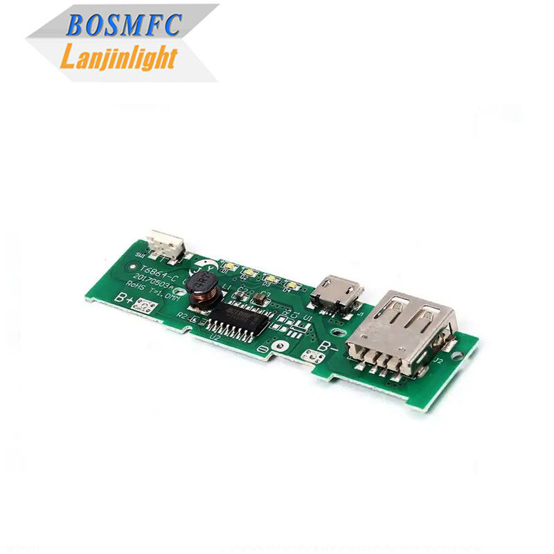 Πρακτικός 1206 SMD LED PCBA Μοντέλος Στρογγυλοειδής για φορτιση κινητών τηλεφώνων Power Bank Μοντέλο PCB