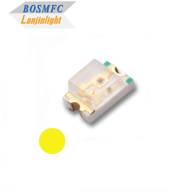 Υπερ φωτεινό 20mA LED επιφανειακό στερέωμα 0805 Led Diode Yellow Led Light 2012 Chip Led