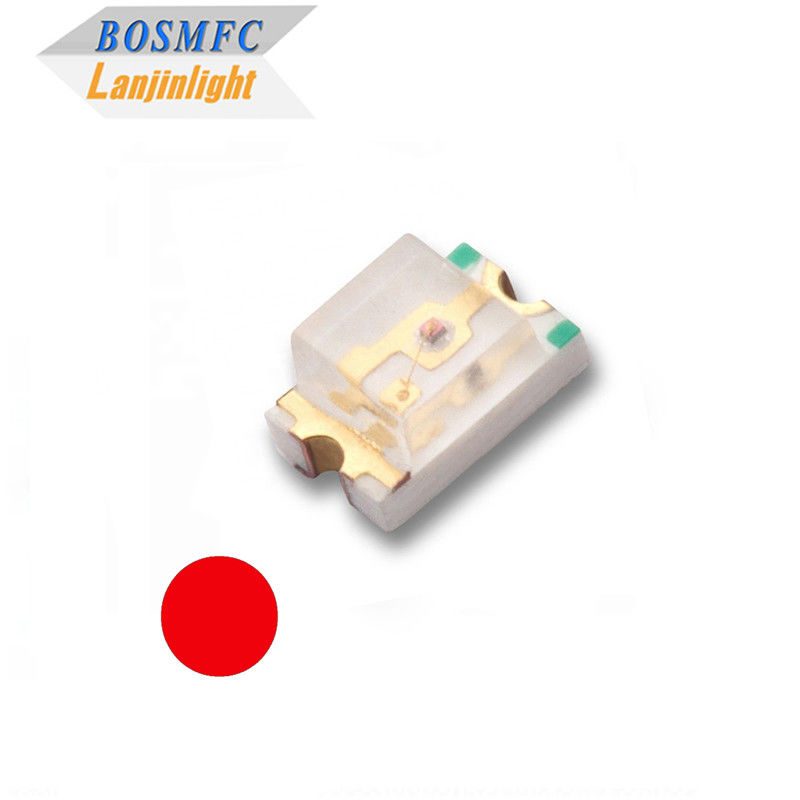 Πρακτικό SMD LED 0805 κόκκινο φως 0,06W για εσωτερικό φωτισμό