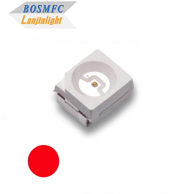 3528 SMD LED Πολλαπλής χρήσης Κόκκινο χρώμα 400-1000mcd για λωρίδα LED