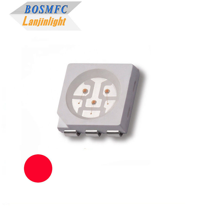 Υψηλής φωτεινότητας 5050 SMD LED Δίοδος LED κόκκινου φωτός για διαφημιστικά σήματα
