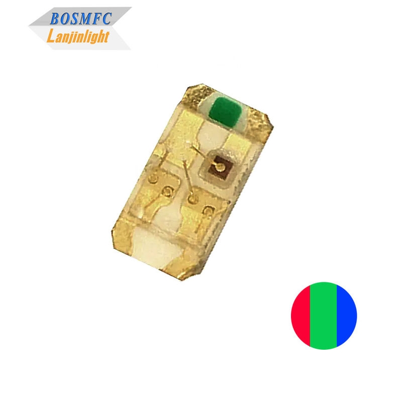 0603 RGB LED Sanan chips 1608 SMD Τριχρωματικό (Κόκκινο, Πράσινο, Μπλε)