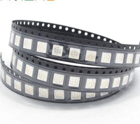 5050 SMD LED Κίτρινη διόδου εκπομπής φωτός Amber led chip για λάμπα με LED πινακίδα κυκλοφορίας