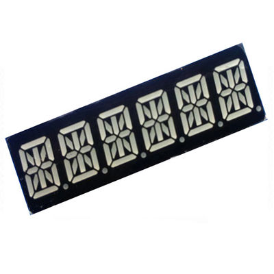 0.39" 16 τμήματα LED οθόνη 6 ψηφίων Super Red χρώμα 49x15x8mm