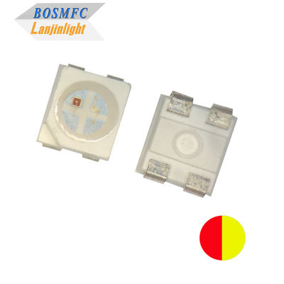 Σταθερό PLCC4 SMD LED 3528 κόκκινο & κίτρινο chip φωτός 4 καρφίτσες