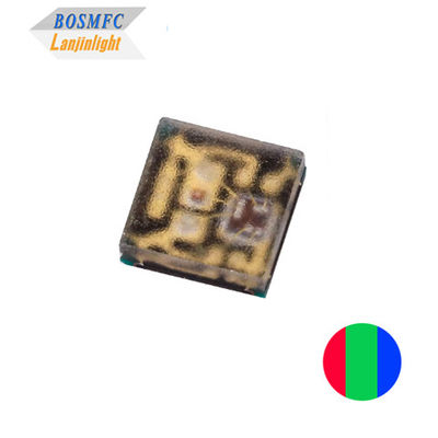 Υπερ φωτεινό πολλαπλό χρώμα PLCC4 2020 RGB LED 12mA Ενσωματωμένο IC με ατομικό έξυπνο έλεγχο
