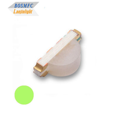 20mA Σταθερή πλευρική προβολή LED SMD 1206 Πράσινο 570nm Χρωματική Πολυλειτουργία