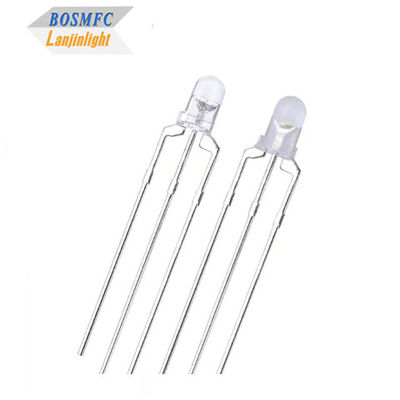 Διοχρωματικό 3mm LED Κόκκινο & μπλε κοινό άνοδο και κοινό κάθοδο Μέσα από τρύπα LED