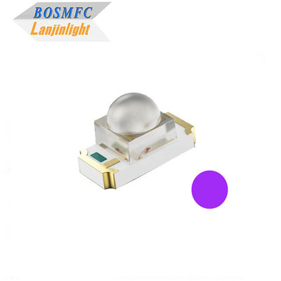 1206 SMD UV LED Chip Dome Lens 405nm UVA Light LED Diode Για 3D εκτυπωτή
