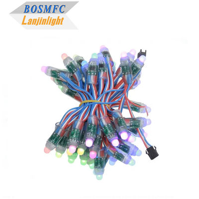 Φαρμακευτικό πλήρες χρώμα Προγραμματισμό DC5V WS2811 RGB Pixel Light String Πνευτοαπέκρυφη IP68 9mm 12mm Led String