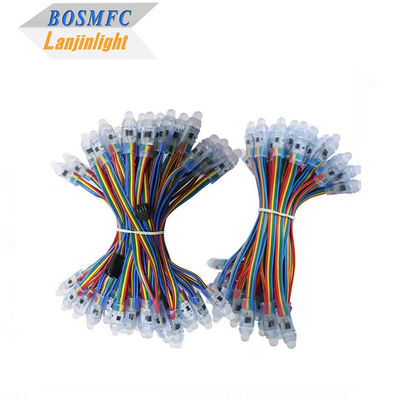 Εξωτερικό κήπο σκηνικό τοπίο 108 μοντέλα RGB πλήρες χρώμα προγραμματιζόμενο Pixel LED φως DMX 512 σημείο φως