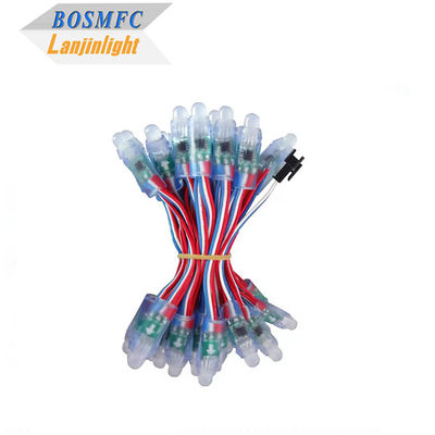 RGB πλήρες χρώμα προγραμματιζόμενη DC5V LED μονάδα WS2811 12mm Αδιάβροχο IP68 Smart Pixel Χριστουγεννιάτικα φώτα RGB String φώτα