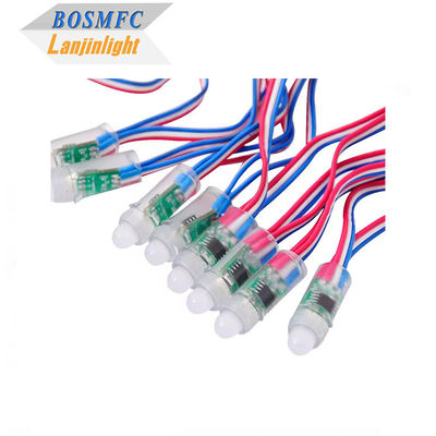 RGB πλήρες χρώμα προγραμματιζόμενη DC5V LED μονάδα WS2811 12mm Αδιάβροχο IP68 Smart Pixel Χριστουγεννιάτικα φώτα RGB String φώτα