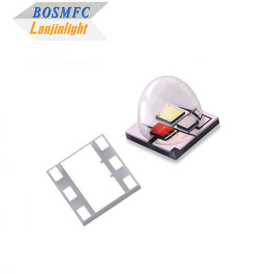 9W υψηλής ισχύος LED 5050 RGB LED 60 μοίρες Dome Lens SMD Δίοδος για εξωτερικά φώτα σκηνής