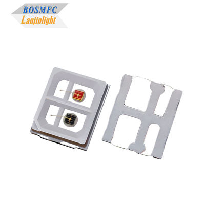 2835 SMD LED τριών χρωμάτων κόκκινο 660nm + μπλε 460nm + IR 830nm Συνδυασμένο Chip LED Φως για Θεραπεία Ομορφιάς Φωτισμός Προσώπου