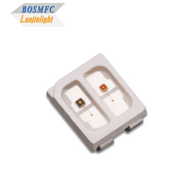 3528 SMD LED διπλού χρώματος κόκκινο 620nm+860nm υπέρυθρο φως σχεδιασμένο για αισθητική θεραπεία, συνεργική θεραπεία δέρματος