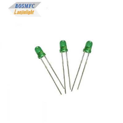 3mm dip led Green Light LED Light Emitting Diode 5V μήκος κύματος 520nm-535nm